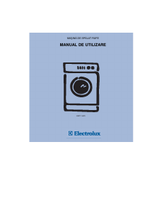 Manual Electrolux EWF1655 Mașină de spălat