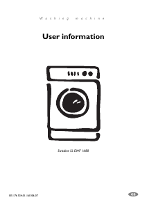 Manual Electrolux EWF1680 Washing Machine