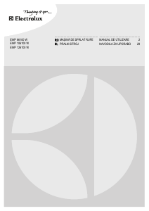 Manual Electrolux EWP106100W Mașină de spălat