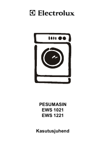 Kasutusjuhend Electrolux EWS1021 Pesumasin