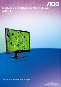 Manual AOC E2351Fh Monitor LCD