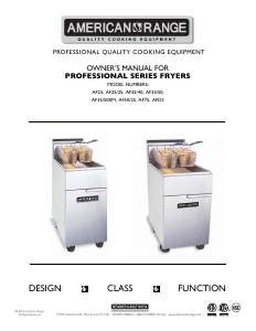 Manual American Range AF25 Deep Fryer