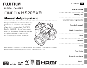 Handleiding Fujifilm FinePix HS20EXR Digitale camera