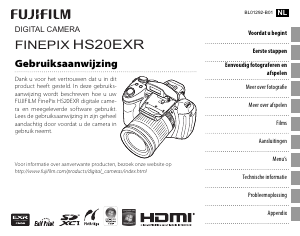 Handleiding Fujifilm FinePix HS20EXR Digitale camera