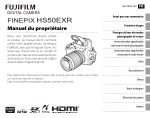 Mode d’emploi Fujifilm FinePix HS50EXR Appareil photo numérique