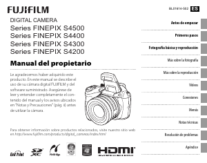 Manual de uso Fujifilm FinePix S4500 Cámara digital