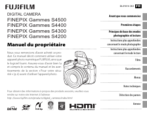 Mode d’emploi Fujifilm FinePix S4500 Appareil photo numérique