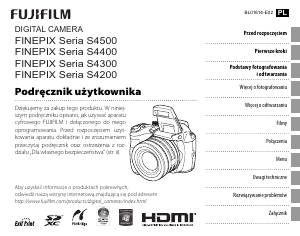 Instrukcja Fujifilm FinePix S4500 Aparat cyfrowy
