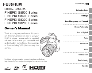 Manual Fujifilm FinePix S8200 Digital Camera