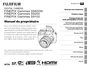 Mode d’emploi Fujifilm FinePix S9400W Appareil photo numérique