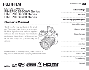 Manual Fujifilm FinePix S9900W Digital Camera