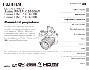 Manual de uso Fujifilm FinePix S9900W Cámara digital