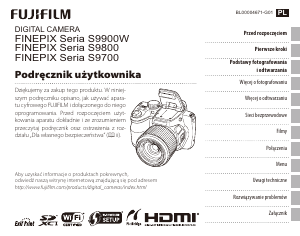 Instrukcja Fujifilm FinePix S9900W Aparat cyfrowy