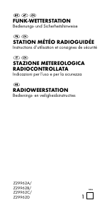 Mode d’emploi Auriol Z29962 Station météo