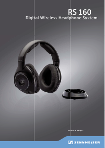 Mode d’emploi Sennheiser RS 160 Casque