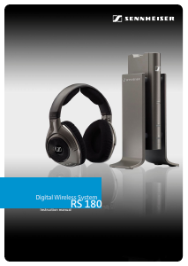 Manual Sennheiser RS 180 Headphone