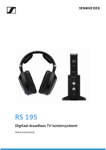 Mode d’emploi Sennheiser RS 195 Casque