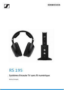 Mode d’emploi Sennheiser RS 195 Casque