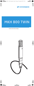 Manual de uso Sennheiser MKH 800 TWIN Micrófono