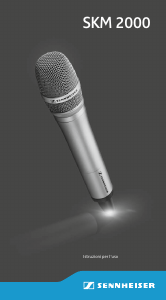 Manuale Sennheiser SKM 2000 Microfono