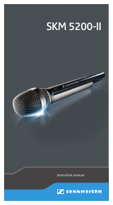 Manual Sennheiser SKM 5200-II Microphone