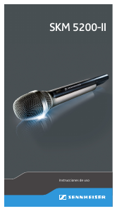 Manual de uso Sennheiser SKM 5200-II Micrófono