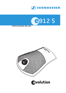 Manual de uso Sennheiser e 912 S Micrófono