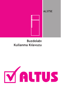 Kullanım kılavuzu Altus AL 375 E Donduruculu buzdolabı