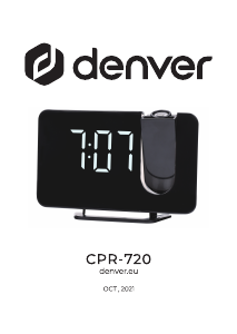 Manuale Denver CPR-720 Radiosveglia