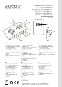 Manual de uso Auto-T 540328 Kit manos libres