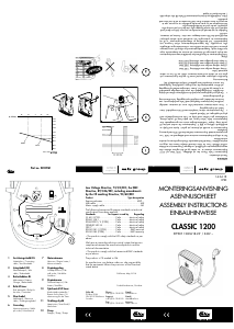 Manual Calix Classic 1200 Car Heater