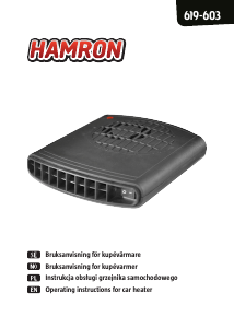 Manual Hamron 619-603 Car Heater