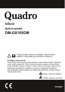 Priručnik Quadro DM-G8105GM Sušilica