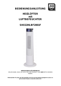 Manual SHX SHX22HLBF2001F Heater