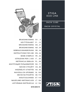 Manuale Stiga ST 601 B Spazzaneve