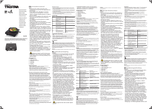 Handleiding Tristar IK-6165 Kookplaat