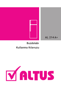 Kullanım kılavuzu Altus AL 214 A+ Dondurucu