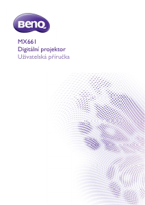 Manuál BenQ MX661 Projektor