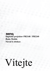 Manuál BenQ PB2240 Projektor