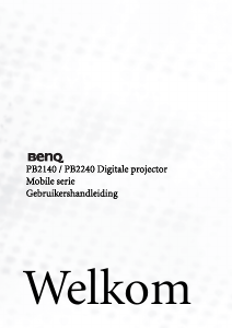 Handleiding BenQ PB2240 Beamer