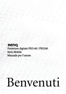 Manuale BenQ PB2240 Proiettore