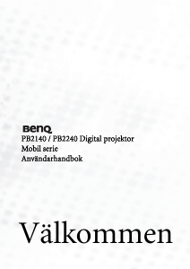 Bruksanvisning BenQ PB2240 Projektor