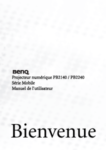 Mode d’emploi BenQ PB2240 Projecteur