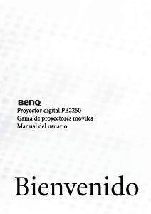 Manual de uso BenQ PB2250 Proyector