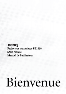 Mode d’emploi BenQ PB2250 Projecteur