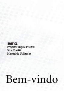 Manual BenQ PB2250 Projetor