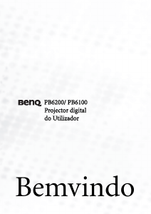 Manual BenQ PB6100 Projetor