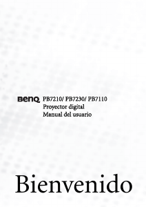 Manual de uso BenQ PB7230 Proyector