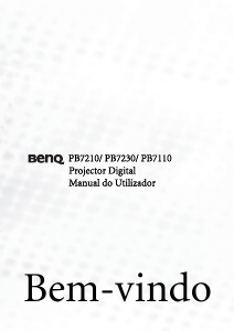 Manual BenQ PB7230 Projetor
