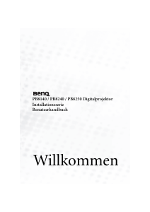 Bedienungsanleitung BenQ PB8140 Projektor